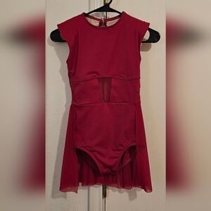 Chic Red Sleeveless Dress
